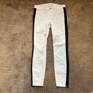 Elie Tahari Women's White and Black Skinny Jeans